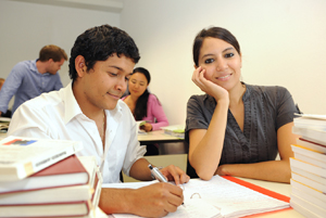 Studierende im Deutschkurs